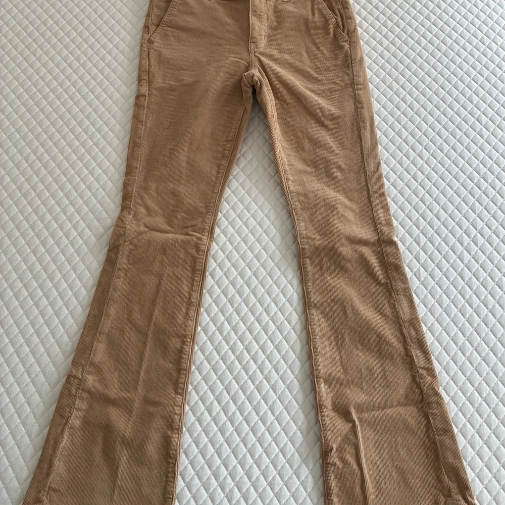 American Eagle Outfitters Tan Corduroy Boot Cut Pants